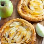 Easy sugar free apricot glazed apple tart for dessert
