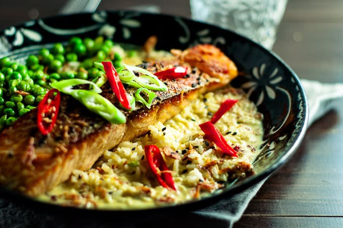 Salmon curry in a hurry is a simple no nonsense dish, perfect for midweek dinners